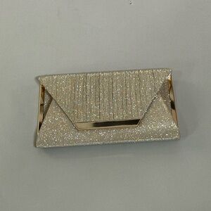 Source Unknown Glittering Gold Clutch